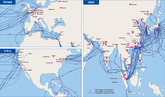 KDDI Global Network Map